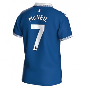Everton Dwight McNeil #7 Hjemmebanetrøje 2023-24 Kort ærmer